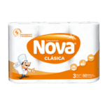 TOALLA DE PAPEL NOVA CLASICA 12,5 MT X 3 ROLLOS