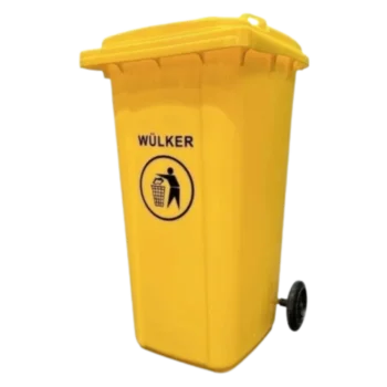 CONTENEDOR DE BASURA AMARILLO 240 LT