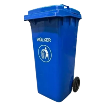 CONTENEDOR DE BASURA AZUL 120 LT