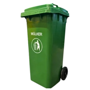 CONTENEDOR DE BASURA VERDE 120 LT