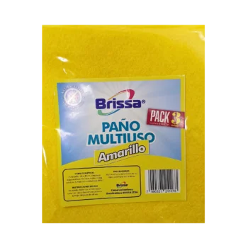 PAÑO MULTIUSO AMARILLO 40 X 40 CM 3 PACK