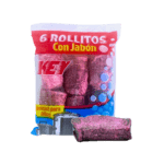 VIRUTILLA DE LANA ROLLO KEY PADS CON JABON 1 X 6 UN